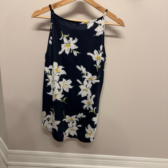 Floral Navy Women's Top - Picture 2 of 3